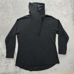 C9 By Champion Sweatshirt Womens 2XL Black Fleece Cowl Neck Tunic Pullover